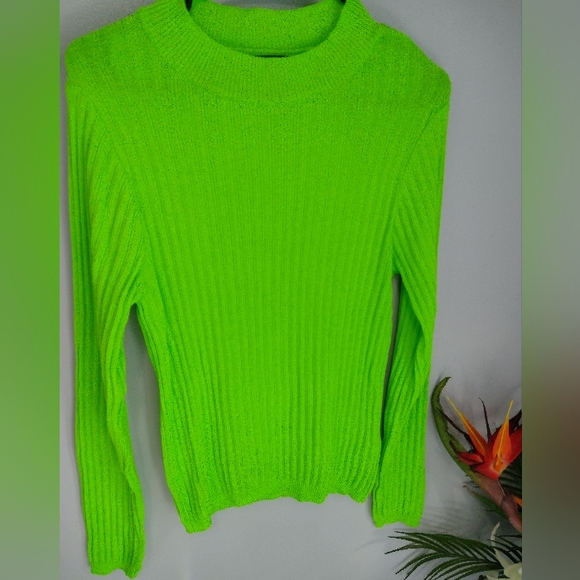 Primark Tops - Primark Long Sleeve Neon Green Top